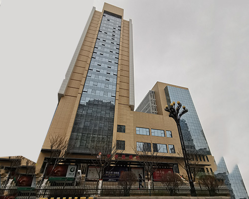 青海建設(shè)科技大廈三陽大酒店(四星級(jí)，21000m2，海湖新區(qū)地標(biāo)建筑)